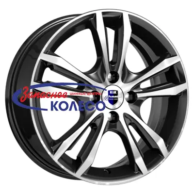 16'' 5x112 ET48 D57,1 6,0J K&K Samara-оригинал (КС866) Алмаз черный SK