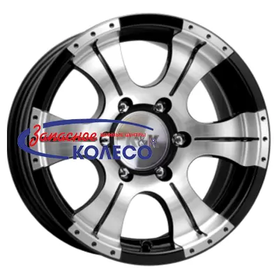 16'' 6x139,7 ET20 D108,5 8,0J K&K Байконур (КС465М) Алмаз черный