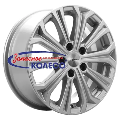 16'' 5x110 ET45 D67,1 6,5J Khomen Wheels KHW1610 (DFM 580) F-Silver