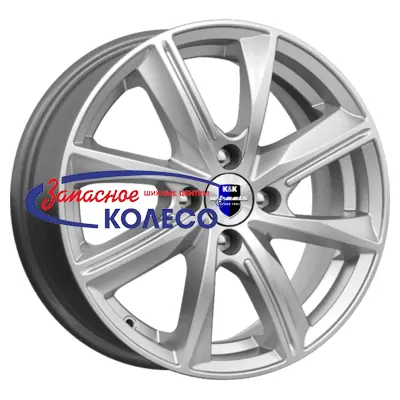 15'' 4x100 ET35 D67,1 6,0J K&K Арнар (КС890) Сильвер