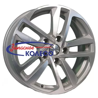 16'' 5x114,3 ET41 D67,1 6,5J Khomen Wheels KHW1612 (Kia) F-Silver-FP