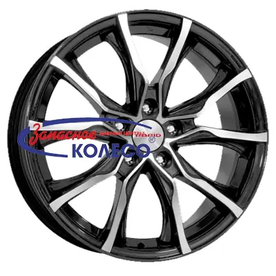 17'' 5x110 ET39 D65,1 7,5J K&K Твист (КС697М) Алмаз черный