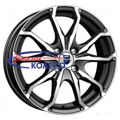 16'' 4x100 ET52 D54,1 6,0J K&K Brent-оригинал (КС733) Алмаз черный