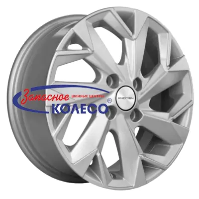 15'' 4x100 ET50 D60,1 6,0J Khomen Wheels KHW1508 (Vesta) F-Silver