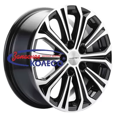 16'' 5x108 ET45 D60,1 6,5J Khomen Wheels KHW1610 (Chery Tiggo 3/Tiggo 3 Pro) Black-FP
