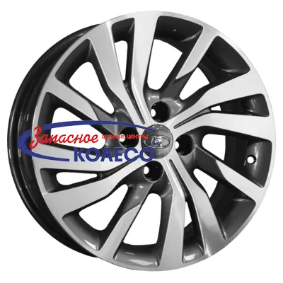 16'' 4x100 ET41 D60.15 6,0J K&K Fenix (X-Ray) (КС734) Алмаз антрацит