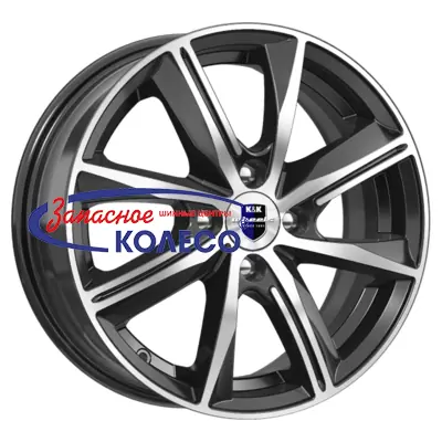 16'' 5x100 ET46 D57,1 7,0J K&K Арнар-оригинал (КС904) Алмаз черный
