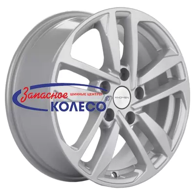 16'' 5x114,3 ET45 D67,1 6,5J Khomen Wheels KHW1612 (Huyndai/Mazda) F-Silver