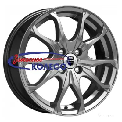 16'' 4x114,3 ET40 D67,1 6,0J K&K Brent (КС733) Дарк платинум