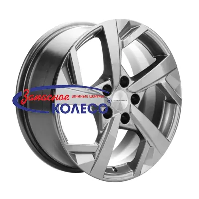 17'' 5x112 ET43 D57,1 7,0J Khomen Wheels KHW1712 (Karoq/Octavia/Passat/Tiguan) Gray