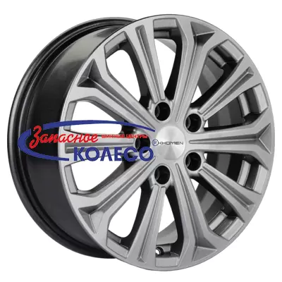 16'' 5x114,3 ET43 D67,1 6,5J Khomen Wheels KHW1610 (Huyndai/Kia) Gray