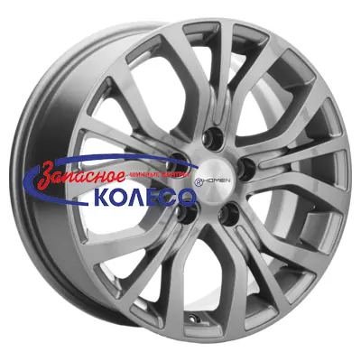 16'' 5x110 ET43 D65,1 6,5J Khomen Wheels KHW1608 (Opel Zafira) Gray