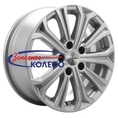 16'' 5x112 ET50 D57,1 6,5J Khomen Wheels KHW1610 (Octavia) F-Silver