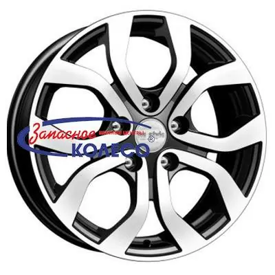 16'' 5x114,3 ET45 D60,1 6,5J K&K КС704 Алмаз черный