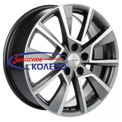 18'' 5x114,3 ET50 D54,1 7,0J Khomen Wheels KHW1802 (Coolray) Gray-FP