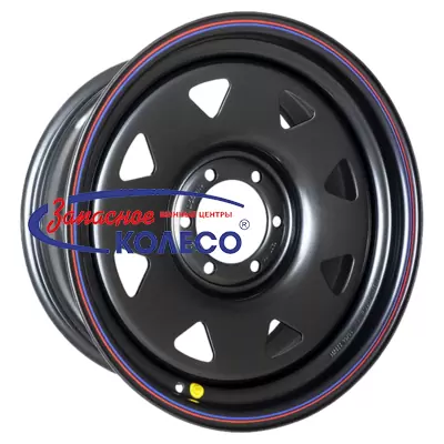 16'' 6x139,7 ET00 D110 7,0J Off-Road Wheels Тойота Ниссан (треуг. мелкий) Черный