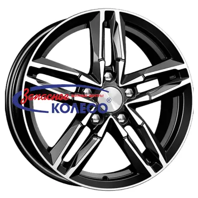 16'' 5x110 ET45 D63.35 6,0J K&K Sayan (КС731M) Алмаз черный