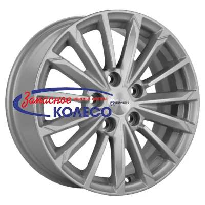 16'' 5x110 ET46 D63,3 6,5J Khomen Wheels KHW1611 (Changan CS35) F-Silver