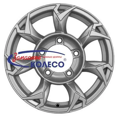 15'' 5x139,7 ET5 D108,1 5,5J Khomen Wheels KHW1505 (Jimny) F-Silver