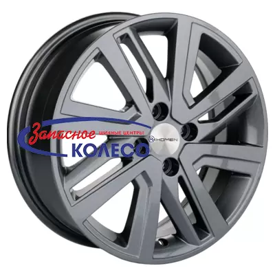 16'' 4x100 ET41 D60,1 6,0J Khomen Wheels KHW1609 (Xray) Gray