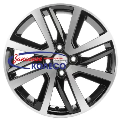 16'' 4x100 ET48 D54,1 6,0J Khomen Wheels KHW1609 (Rio I/Solaris I) Black-FP
