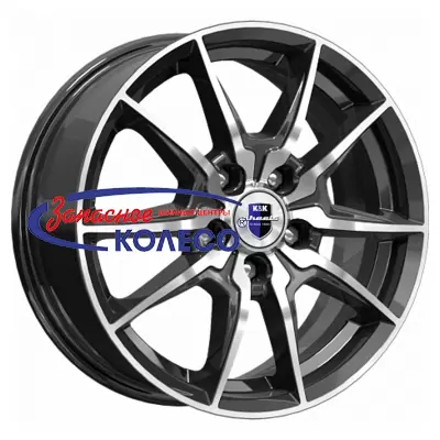 16'' 5x114,3 ET40 D66,1 6,5J K&K Адамар (КС886) Алмаз черный
