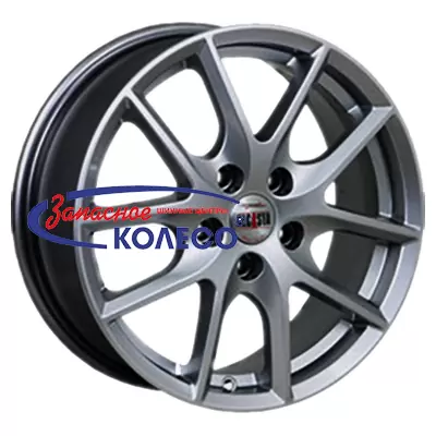 16'' 5x100 ET38 D57,1 6,5J Alcasta M59 Graphite