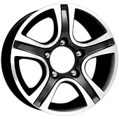 16'' 5x139,7 ET35 D110,1 7,0J КиК Талисман-Мега дарк платинум