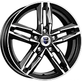 16'' 5x100 ET38 D57,1 6,0J КиК Sayan алмаз черный
