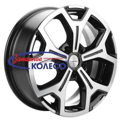 17'' 5x108 ET33 D60,1 6,5J Khomen Wheels KHW1710 (Chery tiggo 7pro) Black-FP