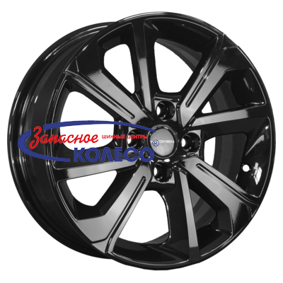 15'' 4x100 ET40 D60,1 6,0J Khomen Wheels KHW1501 (Logan/Sandero/Xray) Black