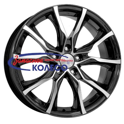 17'' 5x112 ET51 D57,1 7,5J K&K Твист-оригинал (КС697М) Алмаз черный