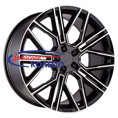 21'' 5x112 ET31 D66,6 9,5J Khomen Wheels KHW2101 (Q7/Touareg) Black-FP