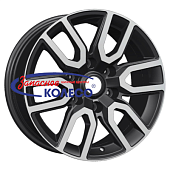 17'' 6x139,7 ET46 D67,1 8,0J Khomen Wheels KHW1723 (Pajero) Black