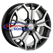 17'' 5x110 ET46 D63,3 7,0J Khomen Wheels KHW1715 (Changan CS35/CS35 Pro) Black