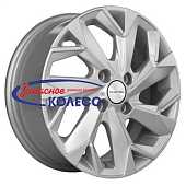 14'' 4x100 ET38 D67,1 5,5J Khomen Wheels KHW1402 (Accent/Getz/i20) Gray-FP